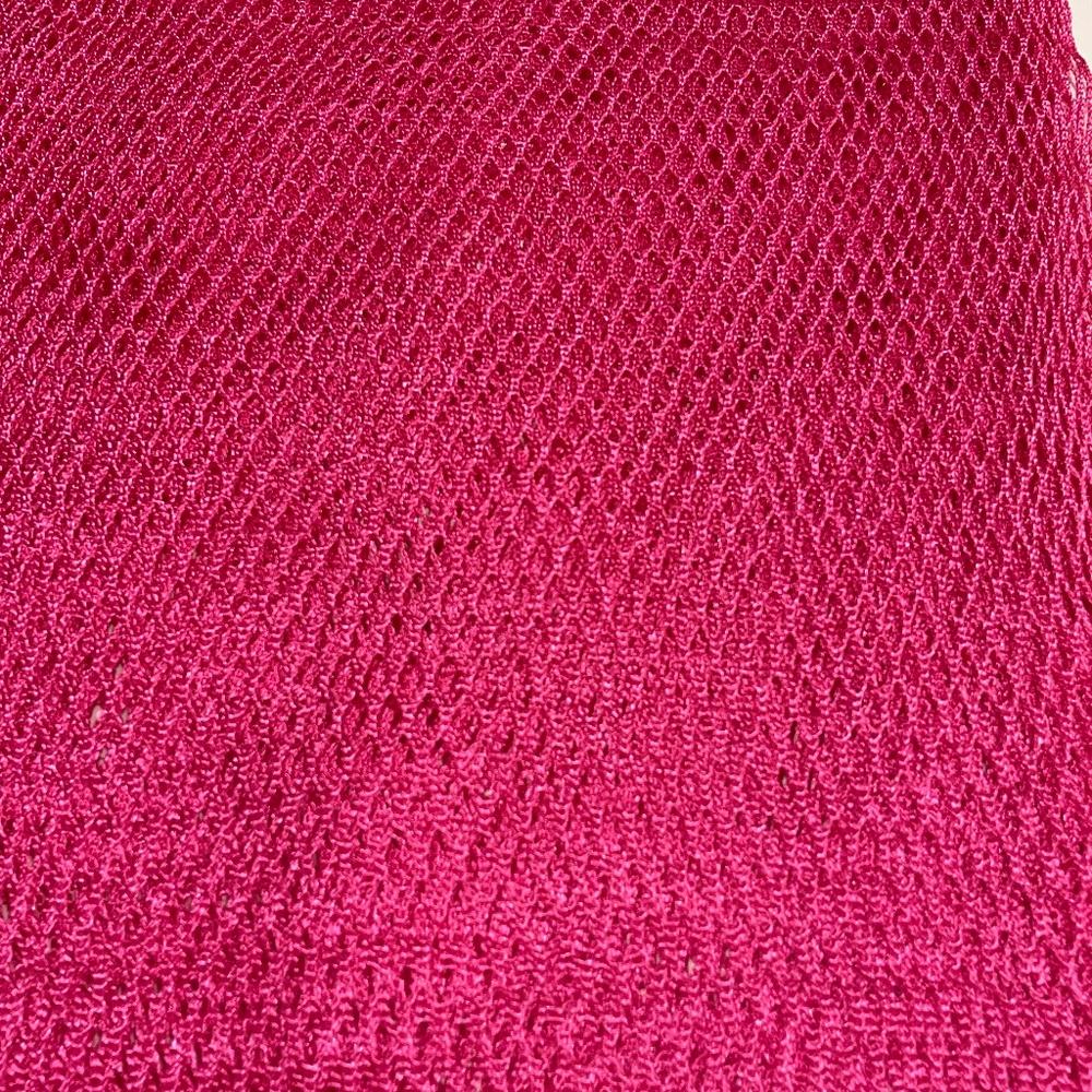 T-Mobile Beach Set Sunglasses Beach Towel Pink Fishnet Sarong/Wrap With Fringe - Picture 6 of 10
